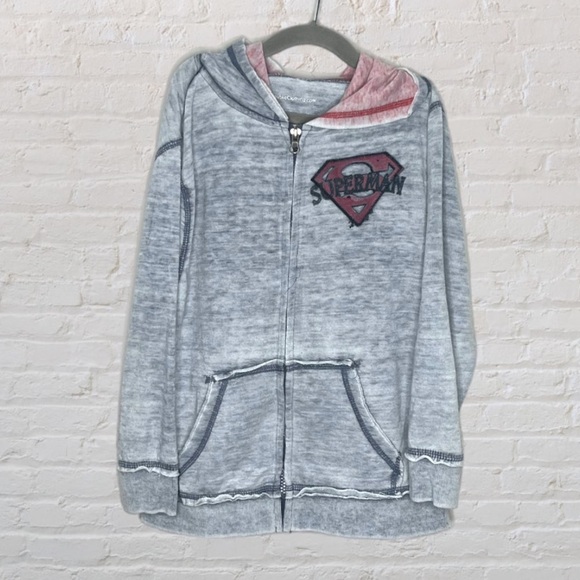 Dxtreme Marled Superman Hoodie - Picture 2 of 2